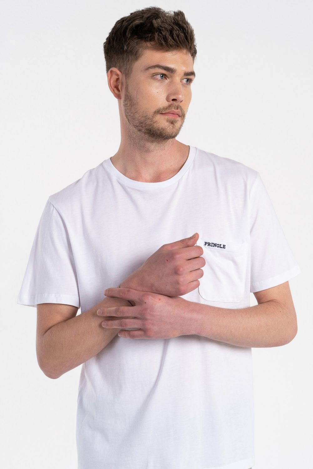 Pringle Richard crew neck pima tee men's