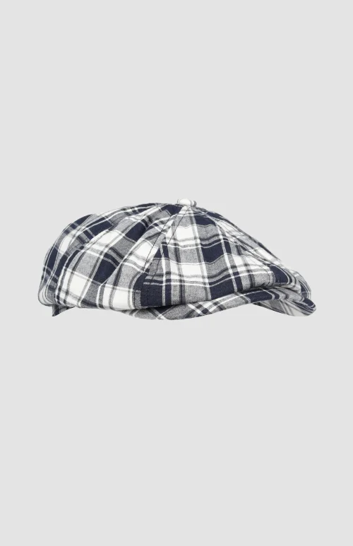 Pringle Oscar Check Newsboy Cap