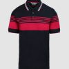Pringle Travis Striped Mercerized Golfer