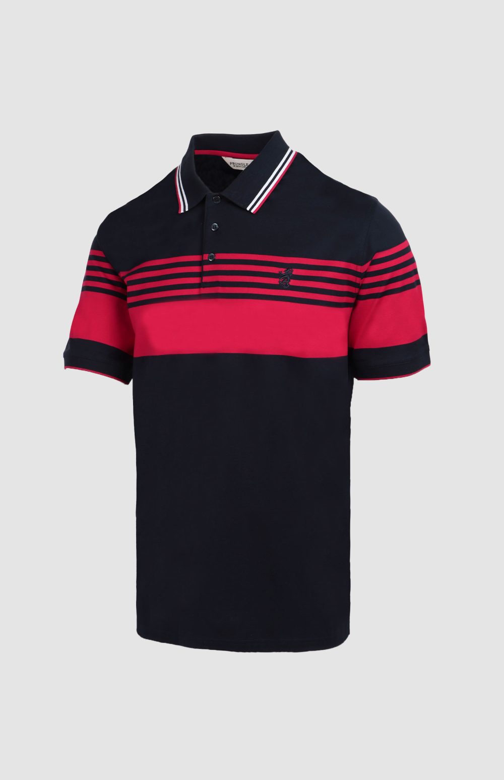 Pringle Travis Striped Mercerized Golfer - Image 3