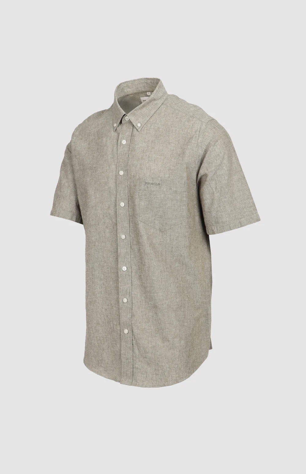 Pringle Warren Linen Blend Classic Shirt - Image 2