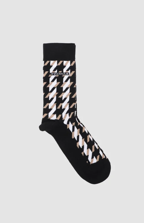 Pringle Caleb Houndstooth Sock