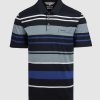 Pringle Michael Striped Mercerised Golfer