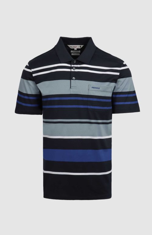 Pringle Michael Striped Mercerised Golfer