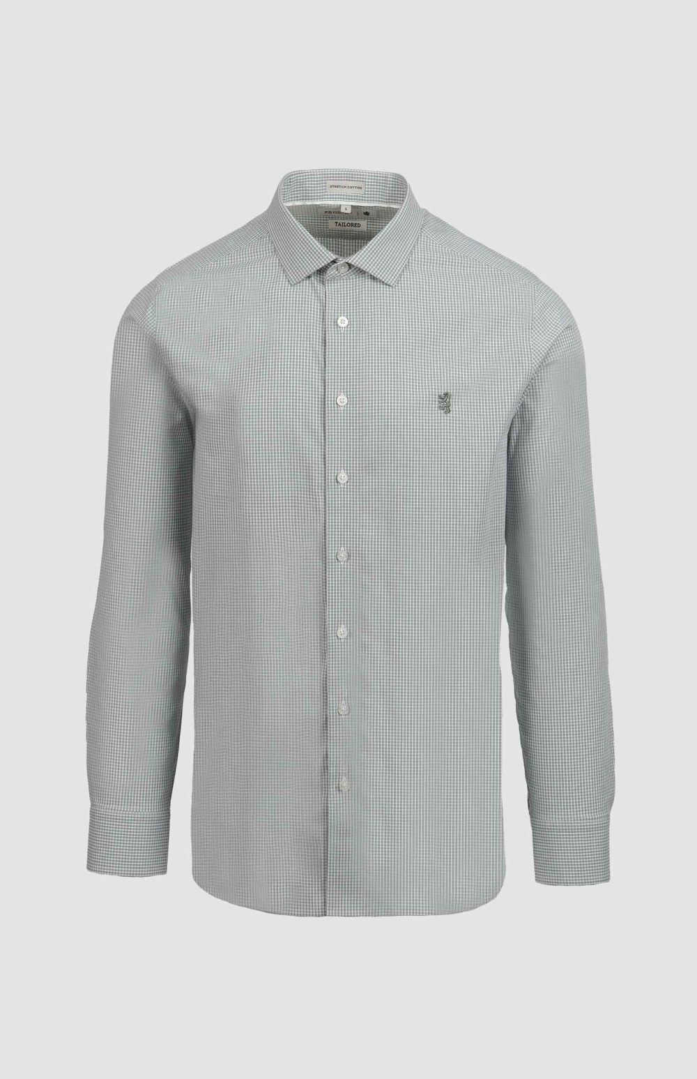 Pringle Benjamin Micro Check Easy Care Tailored Shirt