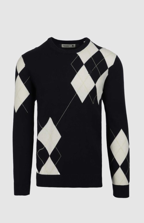Pringle Russell Argyle Cotton Sweater