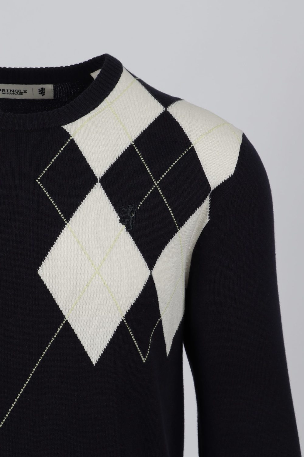 Pringle Russell Argyle Cotton Sweater - Image 2