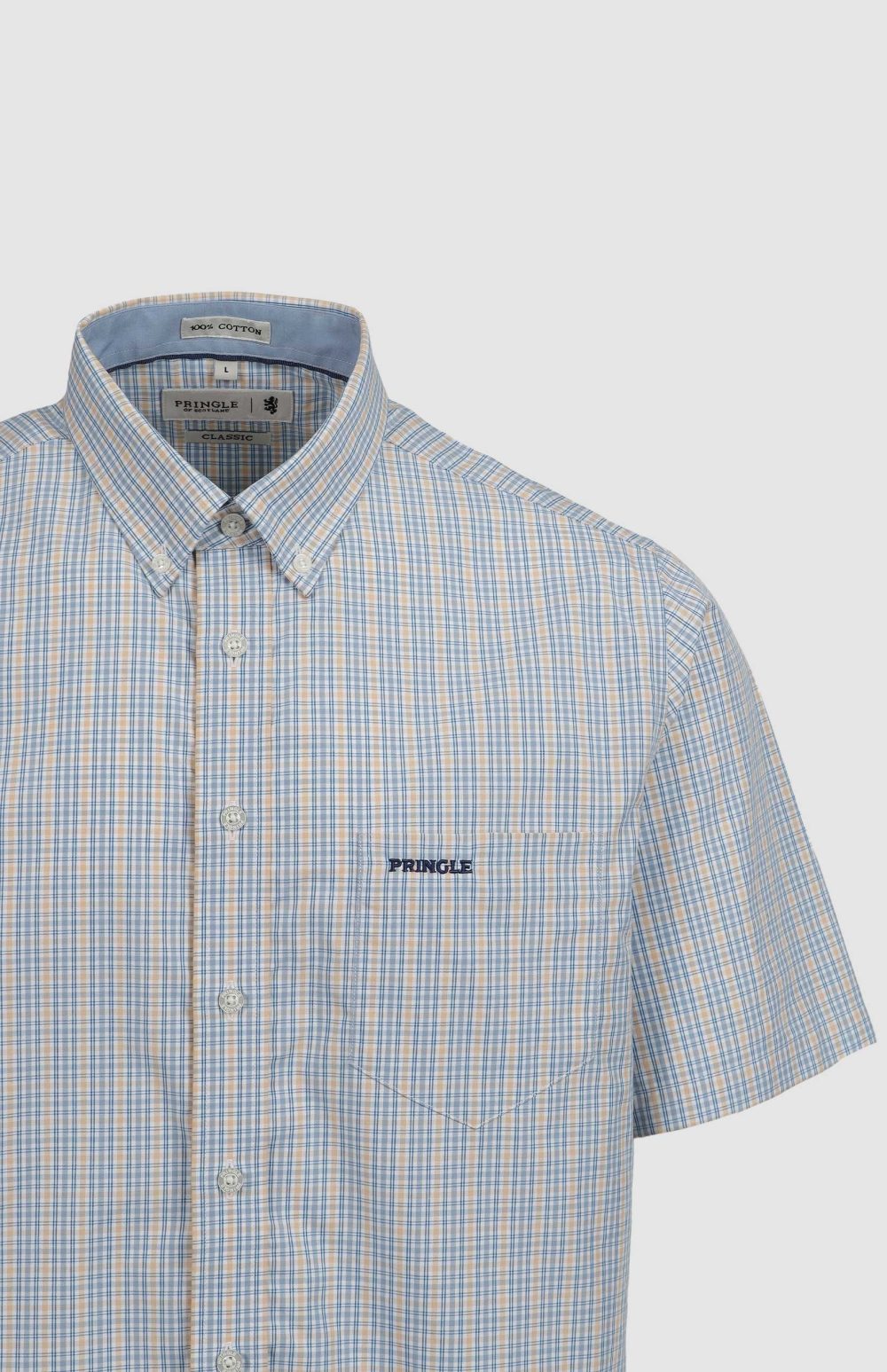 Pringle Silva Micro Check Classic Shirt - Image 2